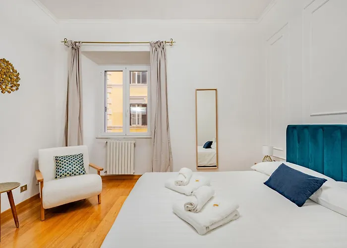Ampio Di Design Nel Cuore Di דירה רומא